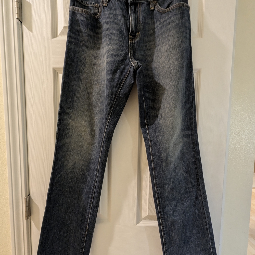 Vintage Old Navy Men's SLIM Fit Jeans, Dark Blue Wash, 31 X 32